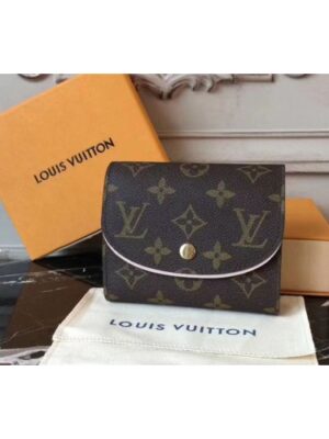 Louis Vuitton Replica M62037 Ariane Monogram Canvas Wallets Pink