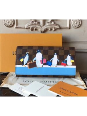 Louis Vuitton Replica M62086 Monogram Canvas Sarah Wallet Blue