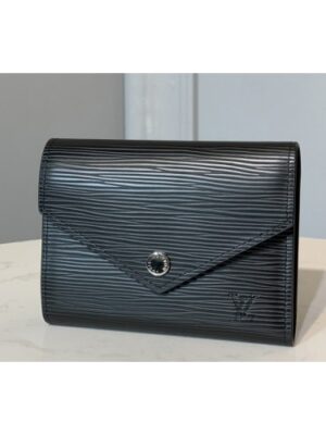 Louis Vuitton Replica M62173 LV Replica Victorine wallet in Black Epi Leather