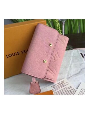 Louis Vuitton Replica M62184 Pont Neuf Compact Wallet Monogram Empreinte Pink