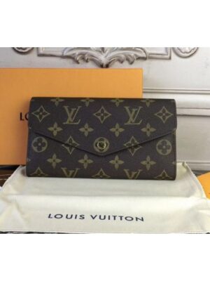 Louis Vuitton Replica M62236 Monogram Canvas Sarah Wallet Red