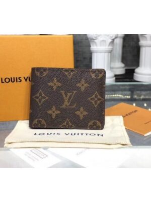 Louis Vuitton Replica M62294 LV Replica Slender Wallet Monogram Canvas