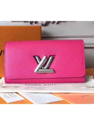 Louis Vuitton Replica M62362 Twist Epi Leather Wallets Hot Pink