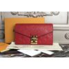 Louis Vuitton Replica M62458 Monogram Empreinte Metis Wallet Red