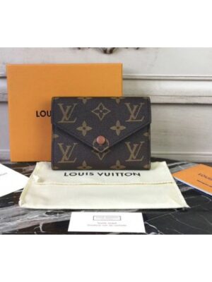 Louis Vuitton Replica M62472 Monogram Canvas Victorine Wallet Brown