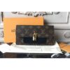 Louis Vuitton Replica M62577 Flower Lock Monogram Canvas Wallet Black