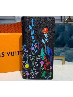 Louis Vuitton Replica M62665 LV Replica Brazza Wallet Monogram Eclipse Canvas