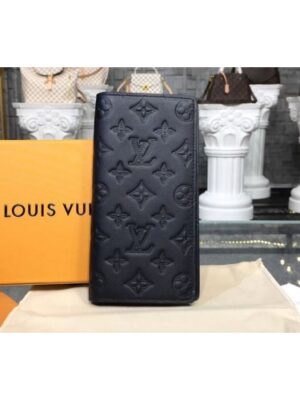 Louis Vuitton Replica M62900 LV Replica Brazza Wallets Monogram Shadow Leather