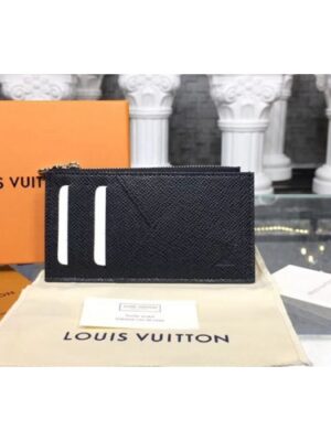 Louis Vuitton Replica M62914 LV Replica Coin Card Holder Taiga Leather