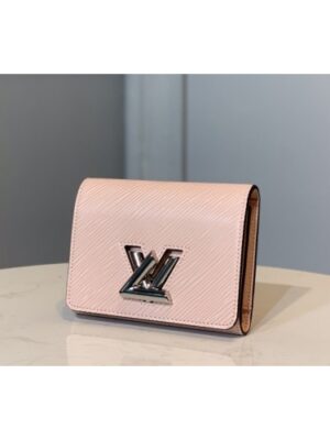 Louis Vuitton Replica M62934 LV Replica Twist compact wallet in Pink Epi leather