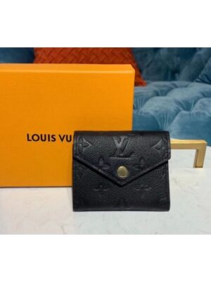 Louis Vuitton Replica M62935 LV Replica Zoe Wallet Black Monogram Empreinte Leather