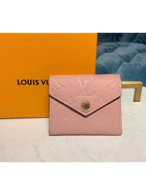 Louis Vuitton Replica M62936 LV Replica Zoe Wallet Pink Monogram Empreinte Leather