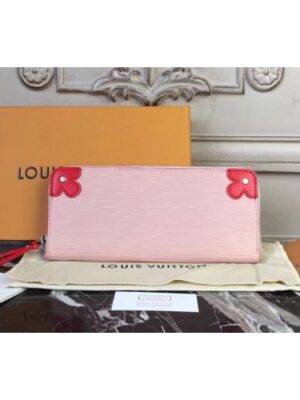 Louis Vuitton Replica M62967 Clémence wallet Epi leather Pink