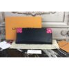 Louis Vuitton Replica M62968 Clémence wallet Epi leather Black