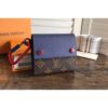 Louis Vuitton Replica M63041 LV Replica Monogram canvas Compact Wallet Blue