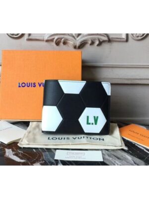 Louis Vuitton Replica M63228 Fifa World Cup 2018 Epi Leather Wallets Black