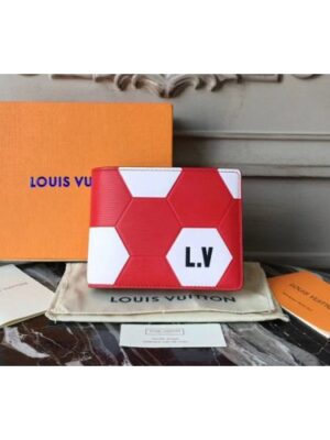 Louis Vuitton Replica M63228 Fifa World Cup 2018 Epi Leather Wallets Red