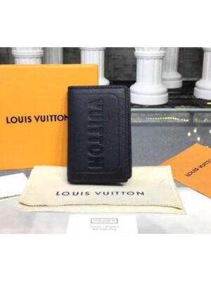 Louis Vuitton Replica M63251 LV Replica Dark infinity Leather Pocket Organizer