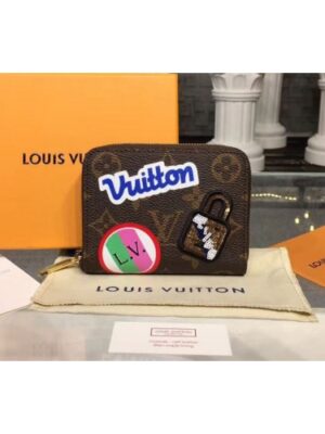 Louis Vuitton Replica M63391 LV Replica Monogram Canvas Zippy Coin Purse