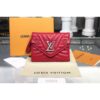 Louis Vuitton Replica M63428 LV Replica New Wave Compact Wallet Calf leather Red