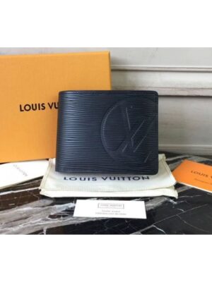 Louis Vuitton Replica M63514 Epi Leather Multiple Wallet Black