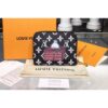 Louis Vuitton Replica M63883 LV Replica Transformed historic Monogram canvas Zippy Coin Purse Black