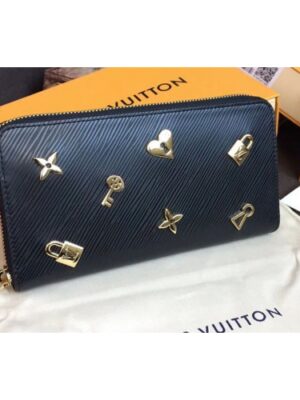 Louis Vuitton Replica M63991 Zippy Wallet Epi Leather Black