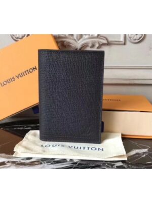 Louis Vuitton Replica M64137 Passport Cover Utah Leather Wallets