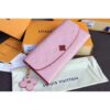 Louis Vuitton Replica M64162 LV Replica Emilie Wallet Monogram Empreinte Leather Rose Poudre