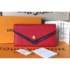 Louis Vuitton Replica M64317 Double V Wallet Taurillon Leather Rubis