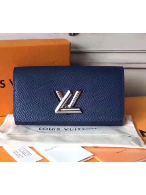 Louis Vuitton Replica M64401 Twist Epi Leather Wallets Blue