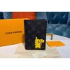 Louis Vuitton Replica M64411 LV Replica Passport Cover Wallet Monogram Eclipse Canvas