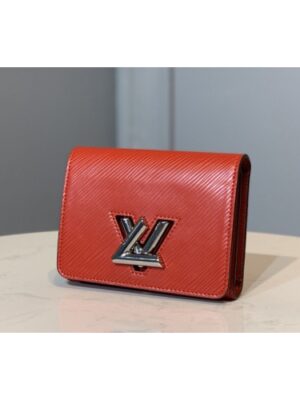 Louis Vuitton Replica M64413 LV Replica Twist compact wallet in Red Epi leather