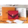 Louis Vuitton Replica M64419 Double V Compact Wallet Taurillon Leather Rubis