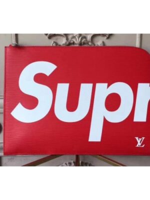 Louis Vuitton Replica M64574 Pochette Jour GM Supreme X Epi Leather Bags Red