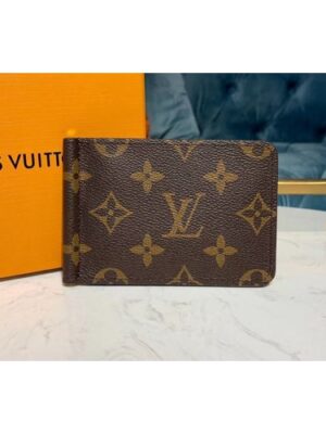 Louis Vuitton Replica M66543 LV Replica Pince Wallet Monogram Canvas