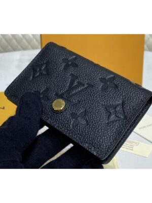 Louis Vuitton Replica M67262 LV Replica Multicartes card holder in Black Monogram Empreinte leather