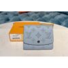 Louis Vuitton Replica M67406 LV Replica Iris Compact Wallets Blue Mahina leather
