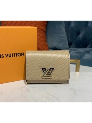 Louis Vuitton Replica M67671 LV Replica Twist XS Wallet Beige Epi leather