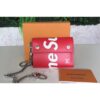 Louis Vuitton Replica M67711 Chain Epi Red Limited Edition X Supreme Wallets
