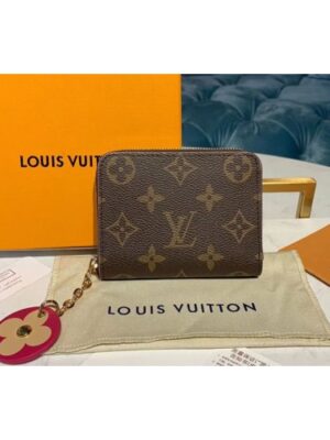 Louis Vuitton Replica M68312 LV Replica Zippy Coin Purse Monogram Canvas Red