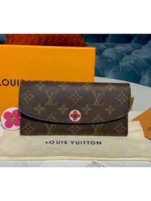 Louis Vuitton Replica M68331 LV Replica Emilie Wallets Monogram Canvas Pink