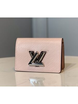 Louis Vuitton Replica M68681 LV Replica Twist Multicartes Wallet in Pink Epi leather