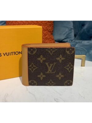 Louis Vuitton Replica M69024 LV Replica Multiple Wallet Monogram canvas With leather lining