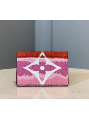 Louis Vuitton Replica M69115 LV Replica Escale Card Holder In Red Monogram Canvas