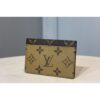 Louis Vuitton Replica M69161 LV Replica Card Holder in Monogram and Monogram Reverse coated canvas