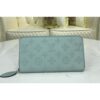 Louis Vuitton Replica M69215 LV Replica Zippy wallet in Blue Mahina calf leather