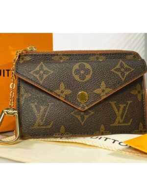 Louis Vuitton Replica M69431 LV Replica Card Holder Recto Verso in Monogram canvas with Brown