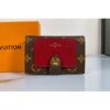 Louis Vuitton Replica M69433 LV Replica Juliette wallet in Monogram coated canvas With Fuchsia Pink