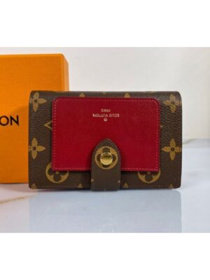 Louis Vuitton Replica M69433 LV Replica Juliette wallet in Monogram coated canvas With Fuchsia Pink